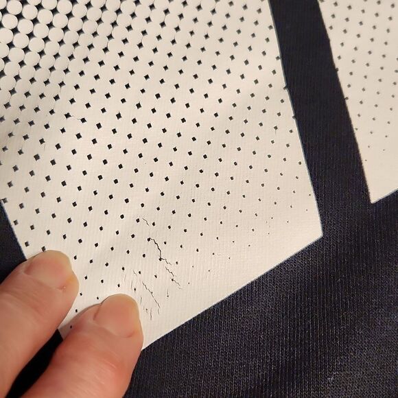 Nike black sweatshirt with white dotted bold logo at chest - Picture 5 of 10